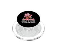 Il mio cappello è più veloce del tuo cavallo Derby Day Horse Racing PopSockets PopGrip per MagSafe