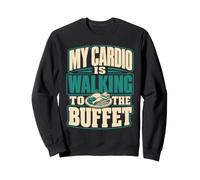 Il Mio Cardio Sta camminando Verso la Crociera a Buffet Felpa