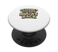 Il mio cardio sta camminando verso lo squat rack, divertente PopSockets PopGrip Adesivo