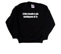 Il Mio Cavallo e piu Intelligen Felpa Bambino Simpatica