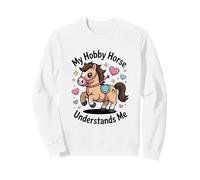 Il Mio Cavallo per Hobby Mi capisce Carino Pony Kawaii Felpa