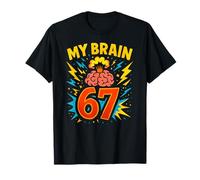 Il Mio Cervello 67 - Funny Six Seven Meme Maglietta