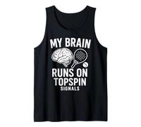 Il Mio Cervello corre su segnali Topspin Padel Canotta