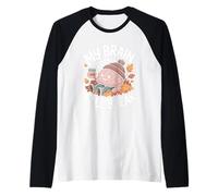 Il Mio Cervello ha preso Una Pausa Autunnale Autunno Ritorno a Scuola Maglia con Maniche Raglan