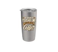 Il mio cervello ha raggiunto il suo limite di utilizzo si ripristina dopo la codifica Coffee Vibe Bicchiere termico in acciaio inox doppia parete