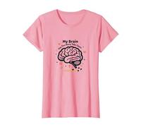 Il Mio Cervello ha troppe schede Aperte Maglietta, Donna, Rosa, M