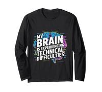 Il Mio Cervello Sta vivendo difficoltà Tecniche Maglia a Manica