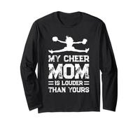 Il Mio Cheer Mamma è più Forte Cheerleader Maglia a Manica