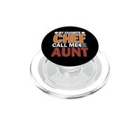 Il mio chef preferito mi chiama zia PopSockets PopGrip per MagSafe