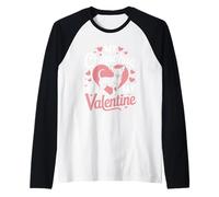 Il Mio Chihuahua è Il Mio Adorabile Cane per San Valentino Maglia con Maniche Raglan