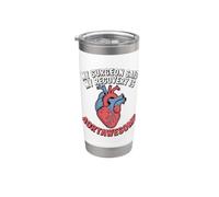 Il mio chirurgo ha detto che il mio recupero è la chirurgia cardiaca Aortawesome Bicchiere termico in acciaio inox doppia parete