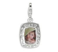 Il Mio Ciondolo Per Bambini In Argento Sterling .925 Click On Amore La Vita