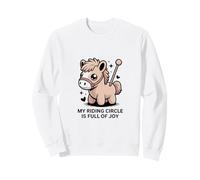 Il Mio circolo ippico è Pieno di Gioia Cute Pony Felpa
