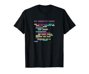 Il Mio codice genetico | Programmazione Nerdy Coding Informatica Maglietta