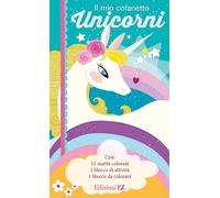 Il mio cofanetto. Unicorni. Ediz. illustrata. Con 12 matite colorate