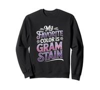 Il mio colore preferito è Gram Stain Microbiologo Felpa