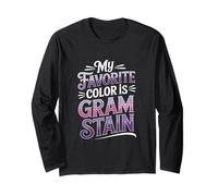 Il mio colore preferito è Gram Stain Microbiologo Maglia a Manica