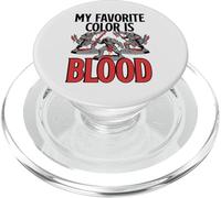 Il mio colore preferito è il sangue divertente miniatura pittura Wargamer PopSockets PopGrip per MagSafe