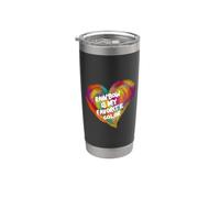 Il mio colore preferito è l'arcobaleno, l'arcobaleno è il mio colore preferito Bicchiere termico in acciaio inox doppia parete