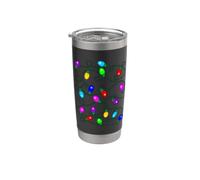 Il mio colore preferito sono le luci di Natale. Divertente Bicchiere termico in acciaio inox doppia parete