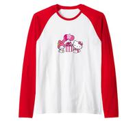 Il mio compleanno con Hello Kitty e My Melody Maglia con Maniche Raglan