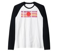 Il mio compleanno crociera vacanza nave barca oceano divertente crociere Maglia con Maniche Raglan