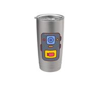 Il mio corpo cam è acceso - Bodycam fotocamera guardando BMV Bicchiere termico in acciaio inox doppia parete