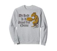 Il Mio Corpo è Una Nave per Il Formaggio Felpa