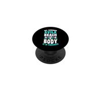 Il mio corpo estivo Avila Beach è in corso allenamento in palestra PopSockets PopGrip Adesivo