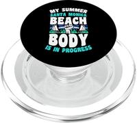 Il mio corpo estivo da spiaggia di Santa Monica è in corso palestra PopSockets PopGrip per MagSafe
