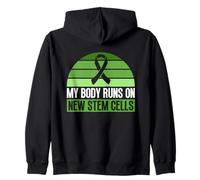 Il Mio Corpo Funziona su Nuove Cellule staminali - Trapianto di Cellule staminali Felpa con Cappuccio