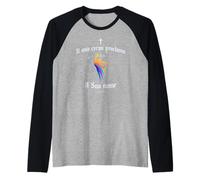Il Mio Corpo proclama Il Suo Nome - Salmo 150 Lode Cristiana Maglia con Maniche Raglan