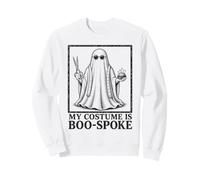 Il Mio Costume È Fantasma Sarto Parla Boo Halloween Felpa