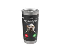 Il mio criceto chiama Funny Hamster Meme Bicchiere termico in acciaio inox doppia parete