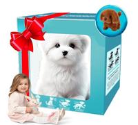 Il Mio Cucciolo Realistico Robot, Giocattolo Da Cucciolo Robotico Che Può Camminare E Abbaiare, Robot Animali Domestici, Presenta Suoni E Reazioni: Camminare, Abbaiare, Scodingere, Regalo Per Ragazzi