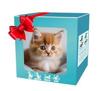 Il mio cucciolo robot realista con pelliccia morbida, il cane robot agisce come un vero cucciolo, per bambini e adulti, perfetto per feste, divertimento interattivo e compleanni. yellow cat