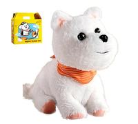 Il Mio Cucciolo Robot Realistico, Cane Interattivo di Peluche Che Canta e Balla, Cammina Insieme Al Cucciolo, Dialogo Vocale, Simulazione Dell'ora Dei Rechargeable battery West Highland White Terrier