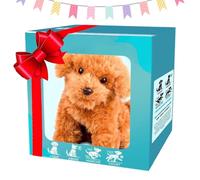 Il mio cucciolo robot realistico, cane robot intelligente 2026, giocattolo per cani che cammina e abbaia, per l'interazione di adulti e bambini E 16X12X10CM