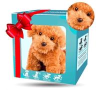 Il Mio Cucciolo Robot Realistico, Giocattolo Interattivo per Cani Intelligente Ai, Cucciolo Realistico che Cammina e Abbaia, Giocattolo Robot Peluche per Ragazzi e Ragazze dai 3 agli 8 Anni Yellow