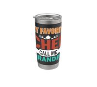 Il mio cuoco preferito mi chiama nonno Bicchiere termico in acciaio inox doppia parete