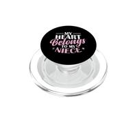 Il mio cuore appartiene a mia nipote PopSockets PopGrip per MagSafe
