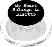 Il mio cuore appartiene a Risotto Funny Risotto Minimalist PopSockets PopGrip per MagSafe