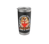 Il mio cuore appartiene a un addestratore di cani Hero Therapy Dog Service Bicchiere termico in acciaio inox doppia parete