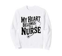 Il Mio Cuore appartiene a un'infermiera per Gli Amanti delle Infermiere Felpa