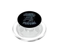 Il mio cuore appartiene a uno zoo di uccelli di pavone PopSockets PopGrip per MagSafe