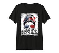 Il Mio Cuore appartiene al Capitano del Fuoco Maglietta Premium