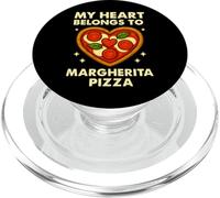 Il mio cuore appartiene alla pizza Margherita PopSockets PopGrip per MagSafe