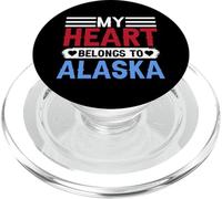 Il mio cuore appartiene all'Alaska PopSockets PopGrip per MagSafe