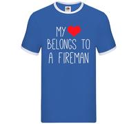 Il Mio Cuore Appartiene To A Pompiere - Uomo Suoneria - Fuoco Fighter Matrimonio