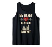 Il mio cuore batte a Gand Belgio City Pride Canotta